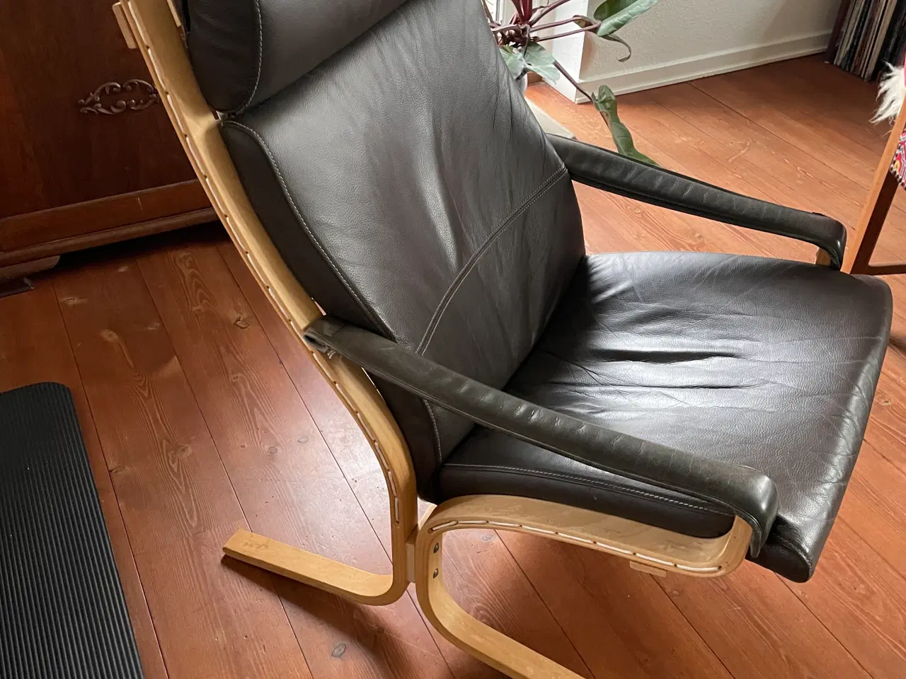 Billede 1 - Siesta stol m. armlæn (uoriginal nyere hynde) 
