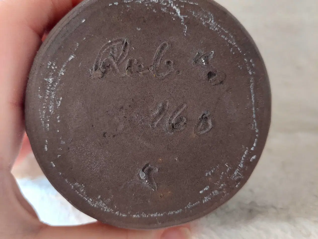 Billede 2 - Flot vase med lækker Rød glasur