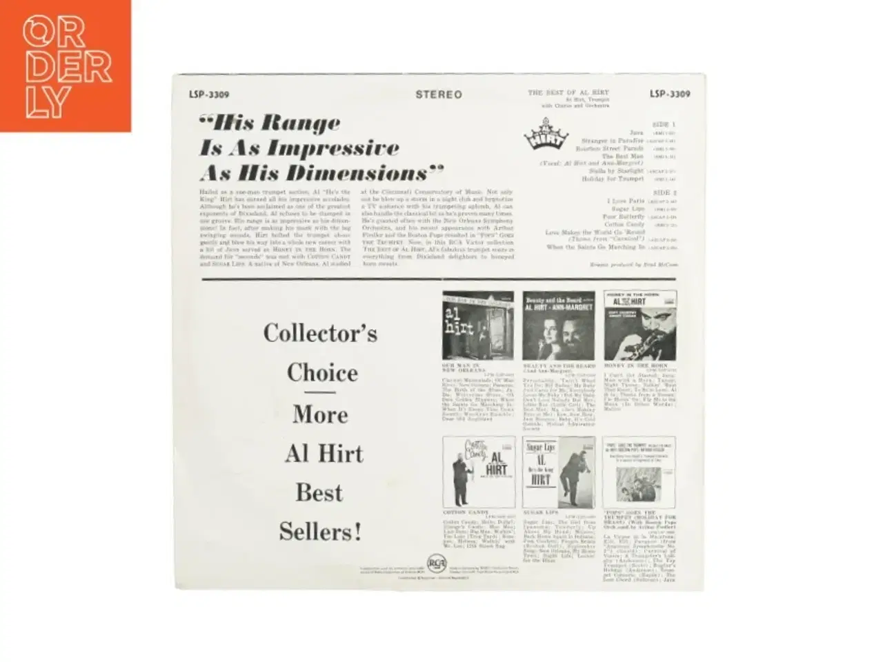 Billede 2 - The best of Al Hirt Vinylplade
