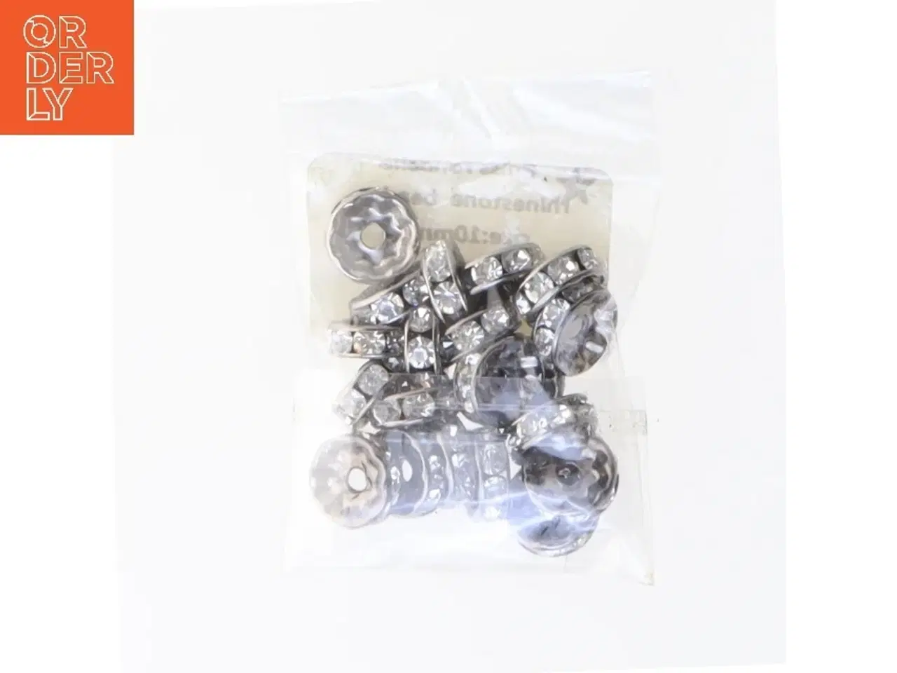Billede 2 - Rhinestones beads (str. Ø 1 cm)