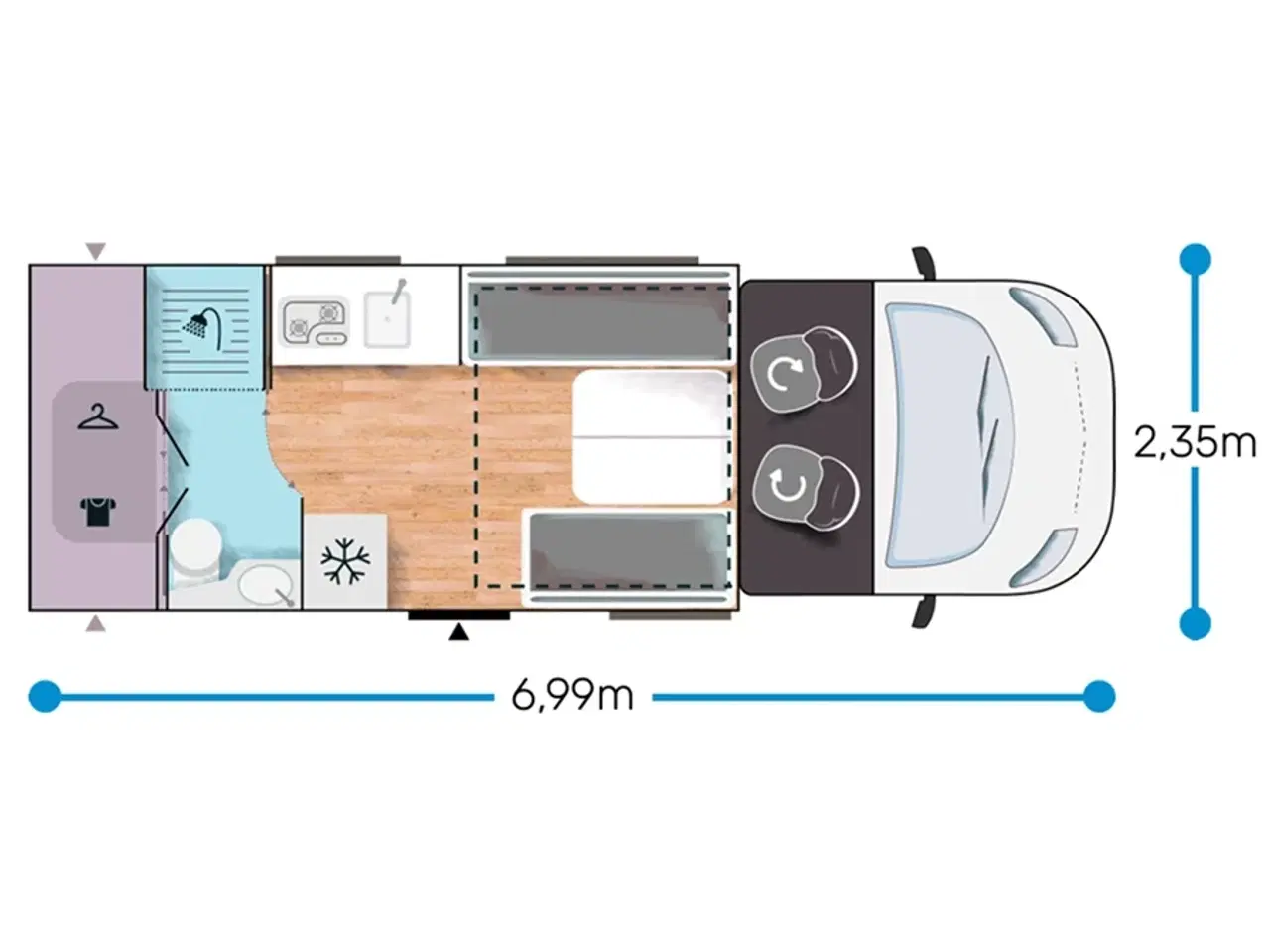 Billede 32 - 2026 - Chausson 640   Chausson 640 Titanium Line. 165 HK og 8-trins automat gear