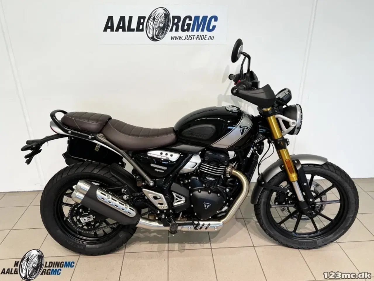 Billede 1 - Triumph Scrambler 400 X PHANTOM BLACK / SILVER ICE