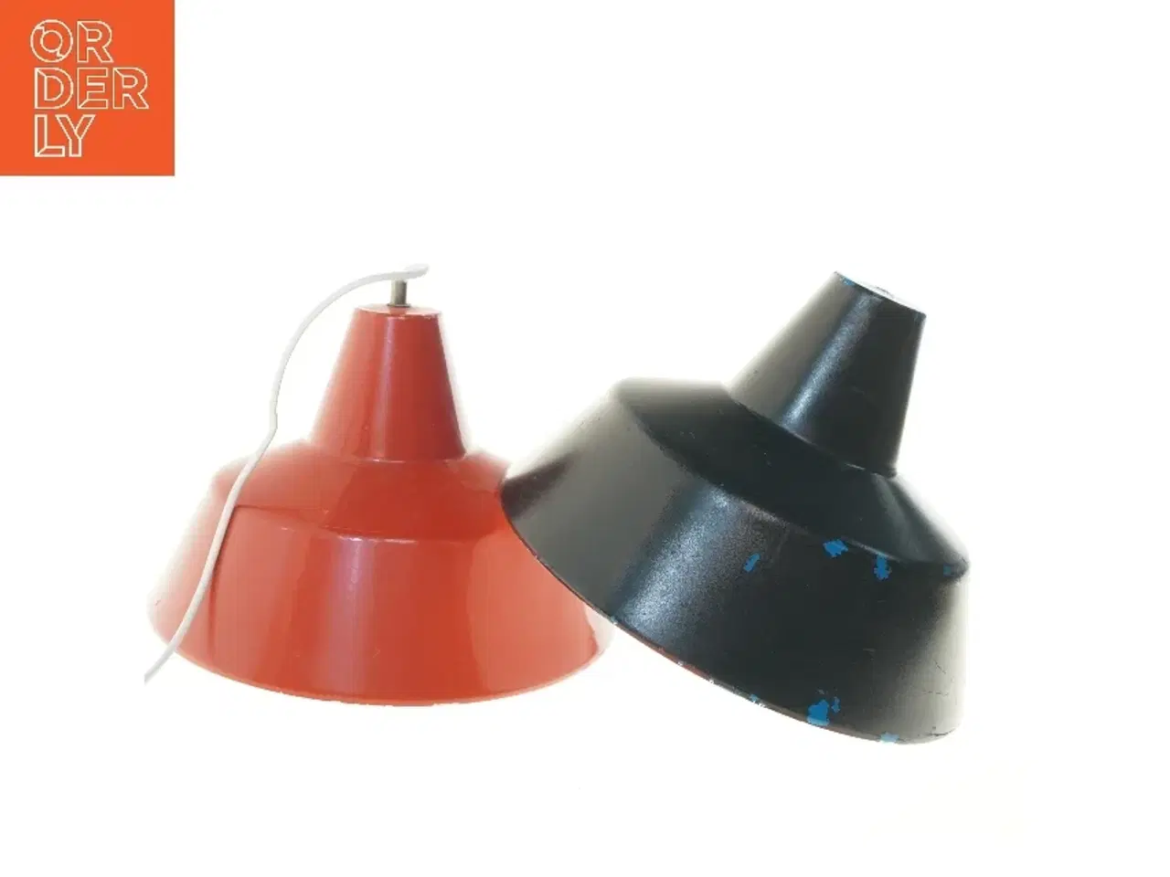 Billede 1 - To orginale Louis Poulsen pendellamper (str. 2 stk Ø 35 cm længde 30 cm)