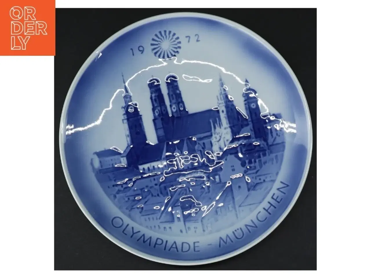 Billede 1 - Mindeplatte fra Olympiaden 1972 (str. 21 cm)