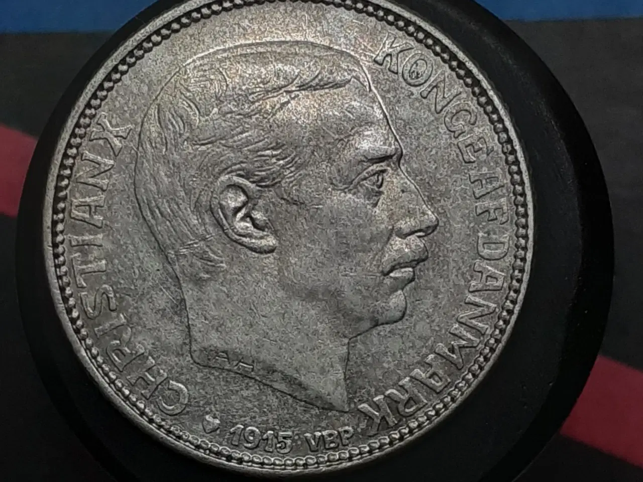 Billede 1 - 1 kr 1915 sølv