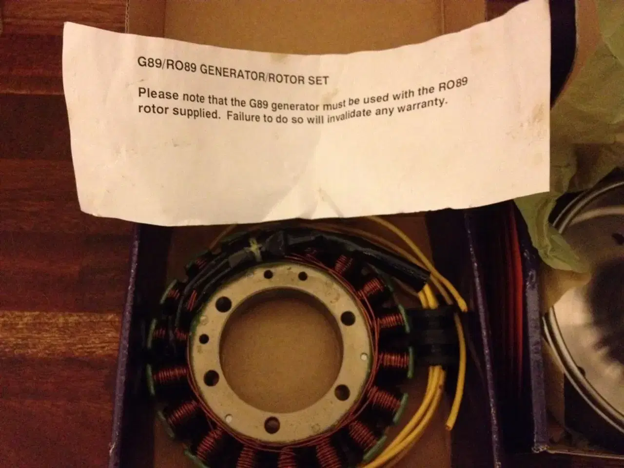 Billede 3 - CBR 900 RR stator rotor