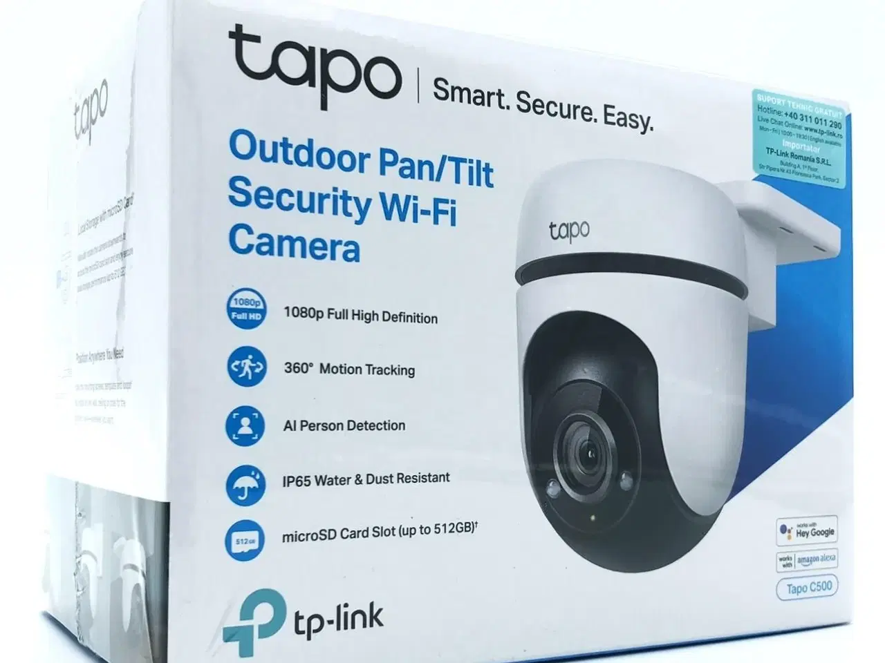 Billede 1 - Overvågningskamera Wi?Fi udendørs/indendørs TP?Link Tapo C500 – 1080p