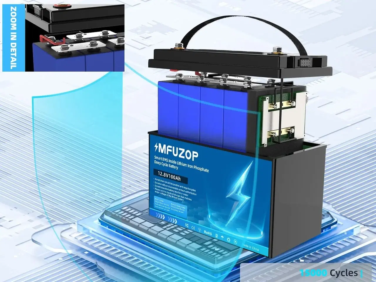 Billede 4 - LifePo4 -12,8V - 100 Ah