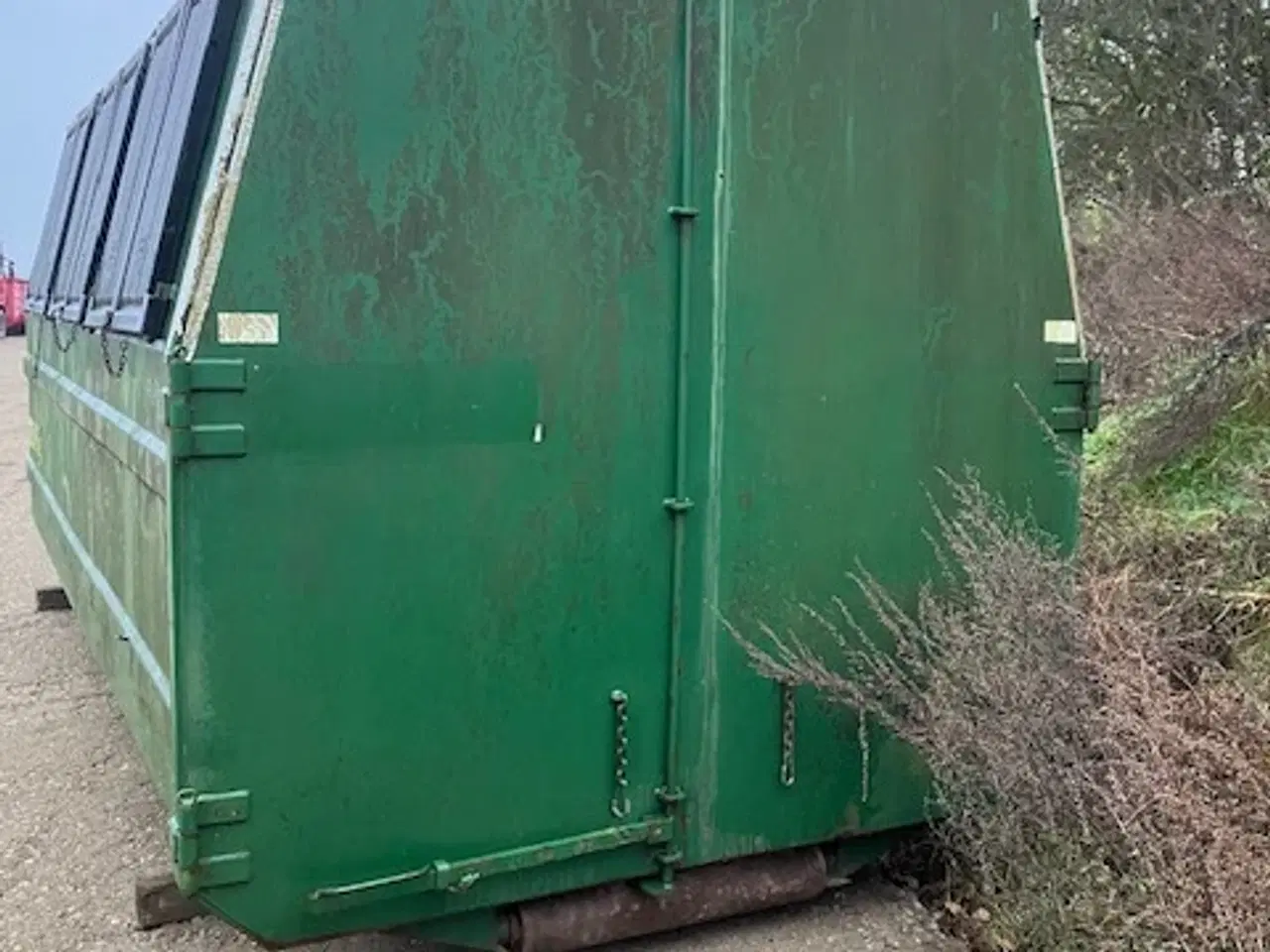 Billede 3 - Lukket affalds container til krog- og wirehejs  