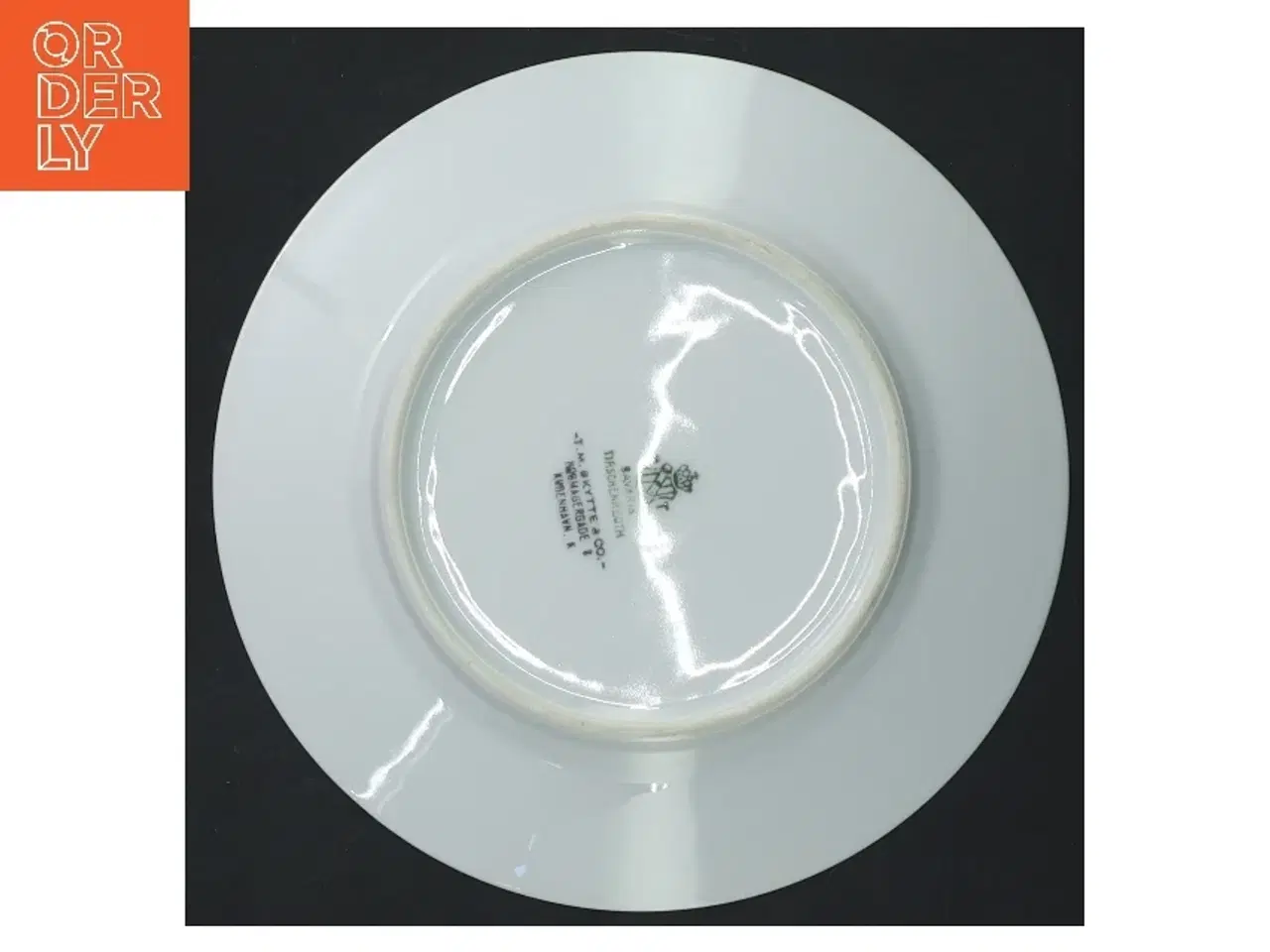 Billede 4 - Porcelænstallerkener med blomstermotiv fra Bavaria (str. ø 16 cm, 9 styk cm)