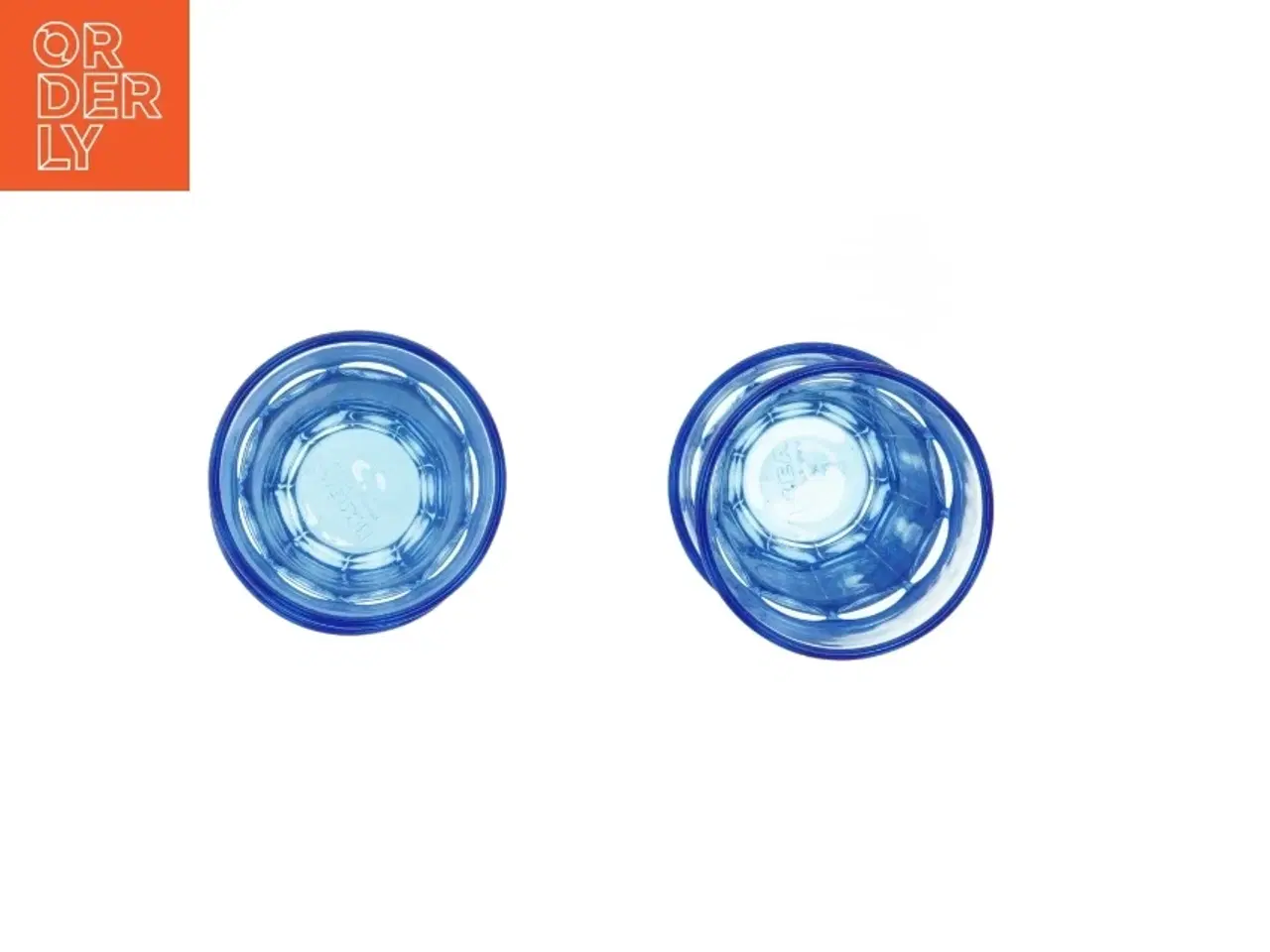 Billede 2 - 4 styk blå drikkeglas fra IKEA (str. 4 styk ø. 8,5 cm, længde, 10 cm)