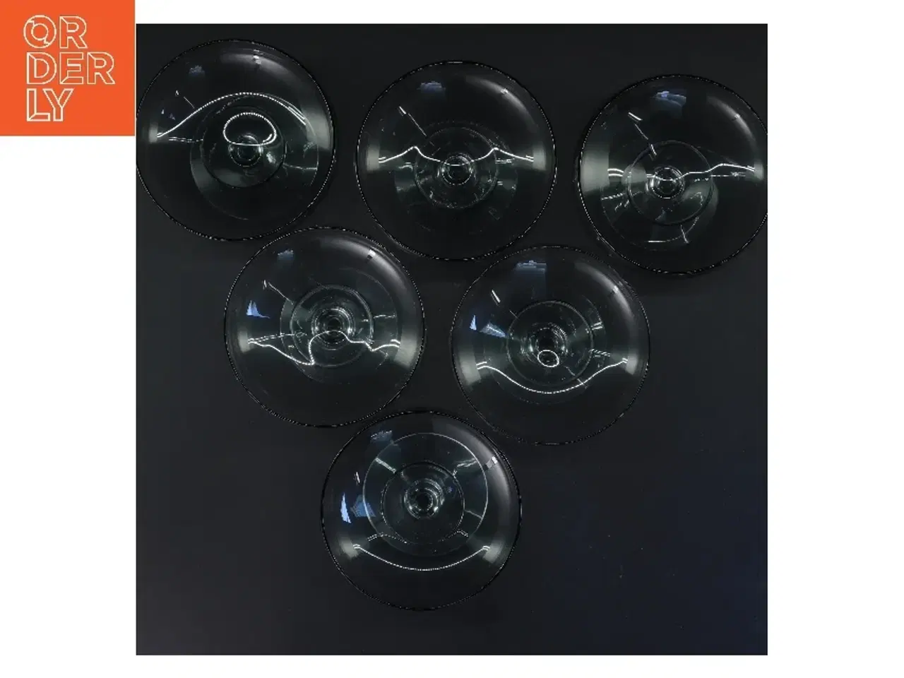 Billede 2 - Sæt af 6 glas skåle (str. 6 stk Ø 11 cm længde 9,5 cm)