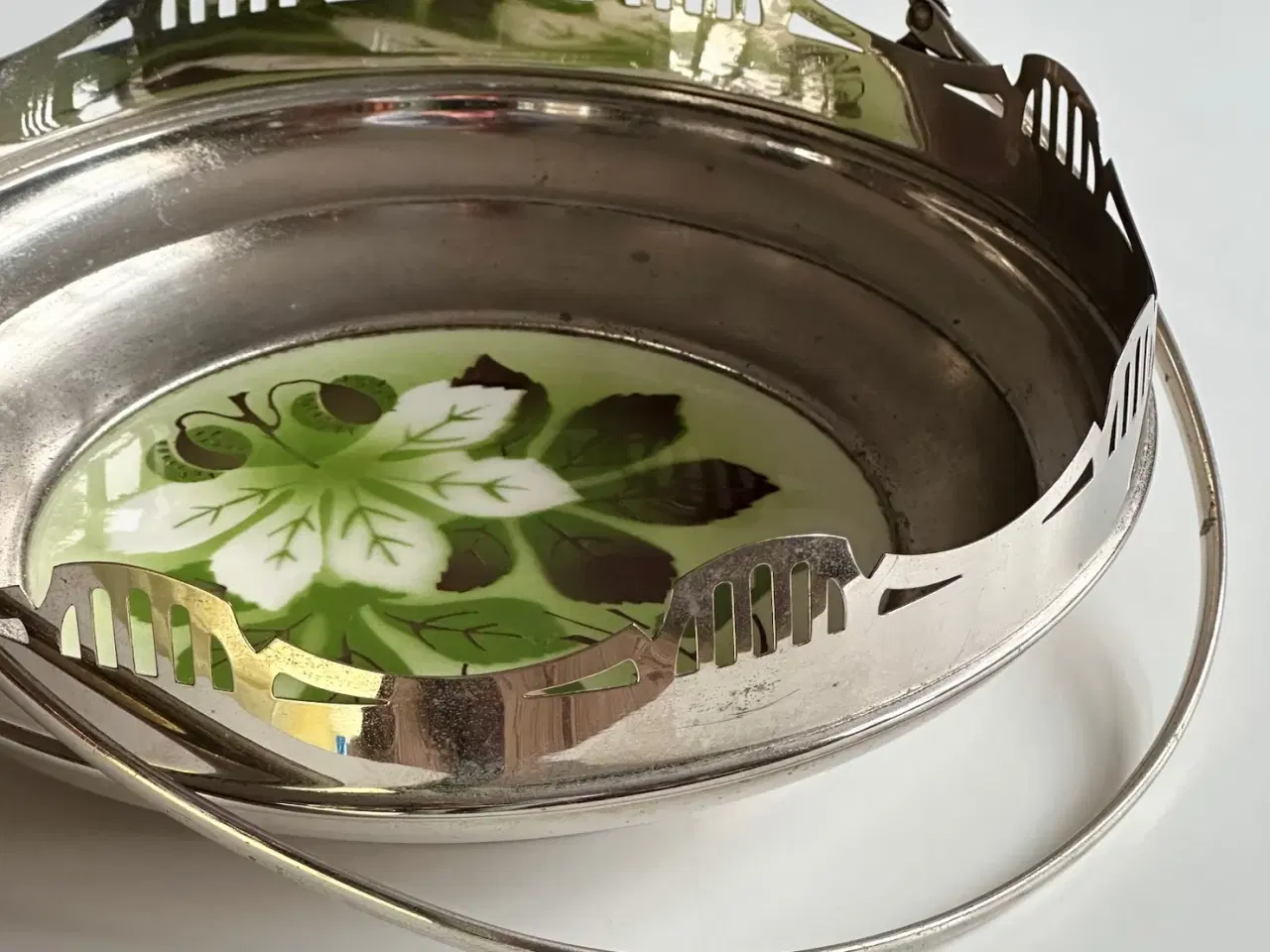 Billede 2 - Skål m hank, kastanje