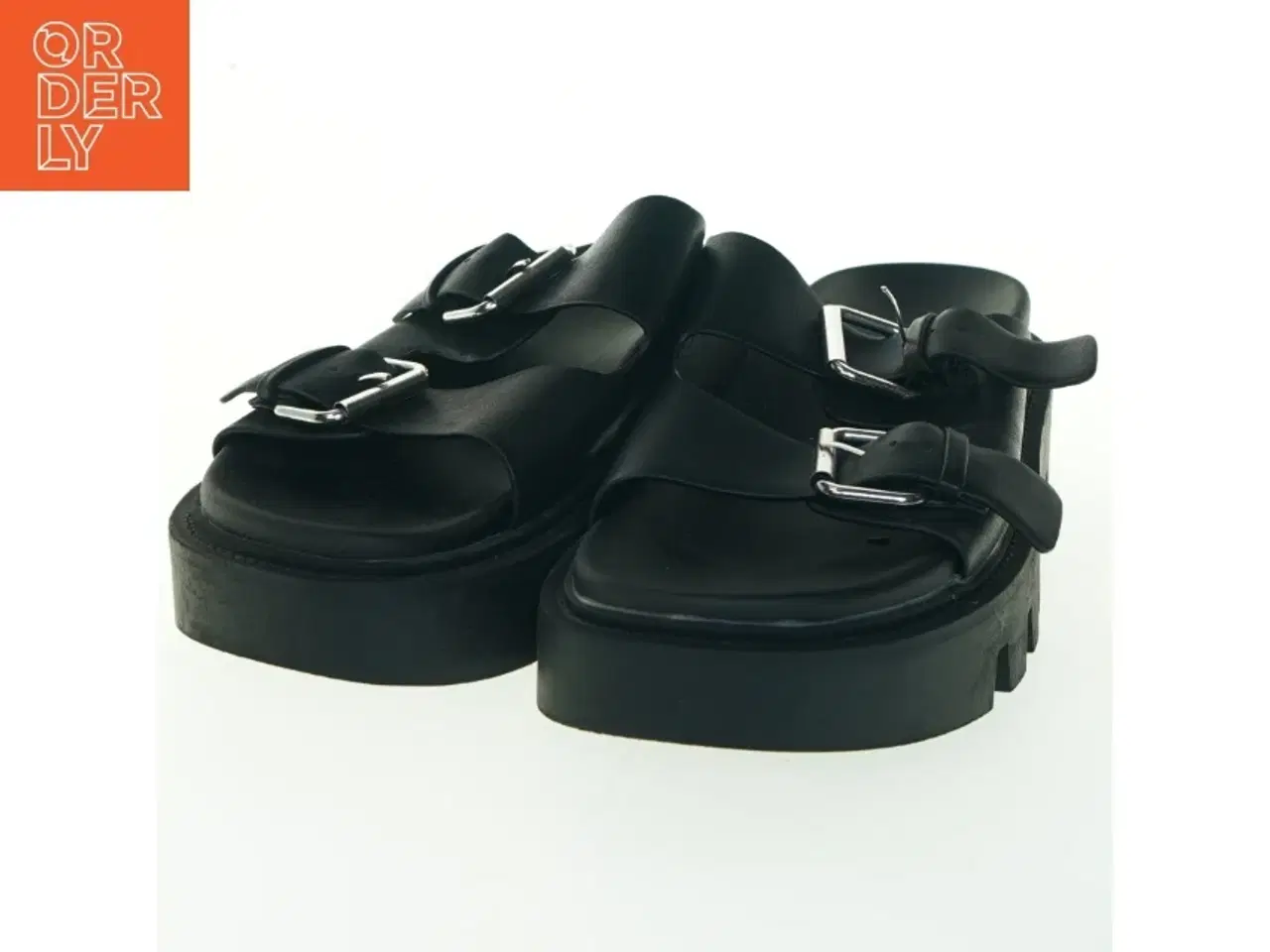 Billede 4 - Sorte sandaler med spænder fra H&M (str. 36 )