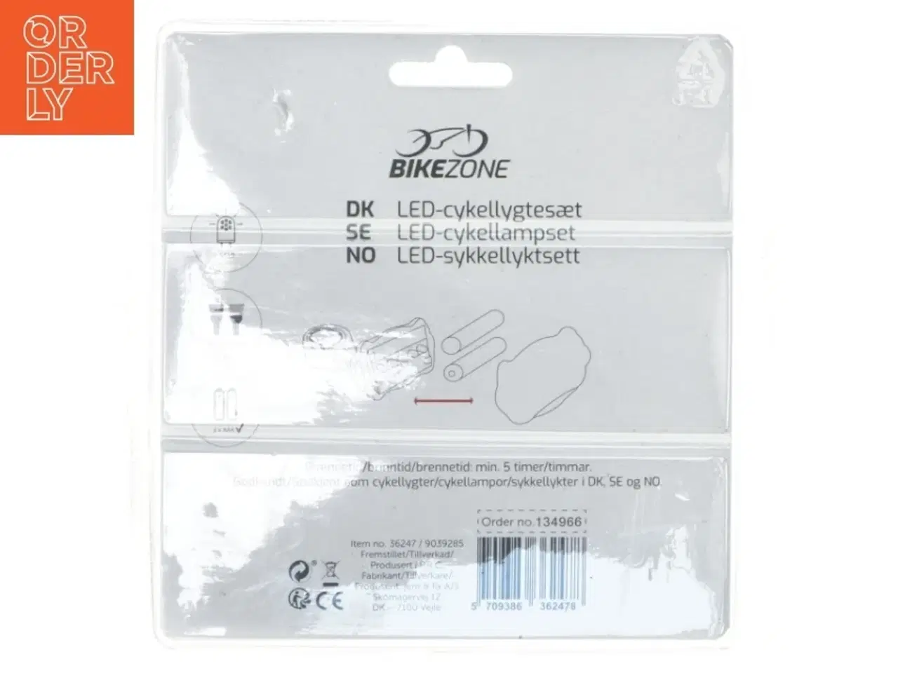Billede 2 - LED cykellygte sæt fra Bikezone
