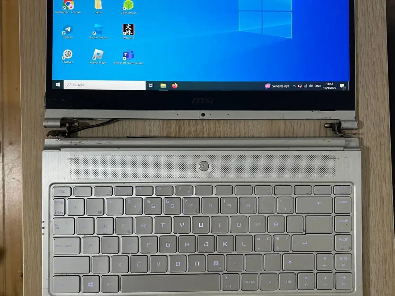 Billede 1 - Billig MSI PS42 Bærbar – Perfekt til arbejde