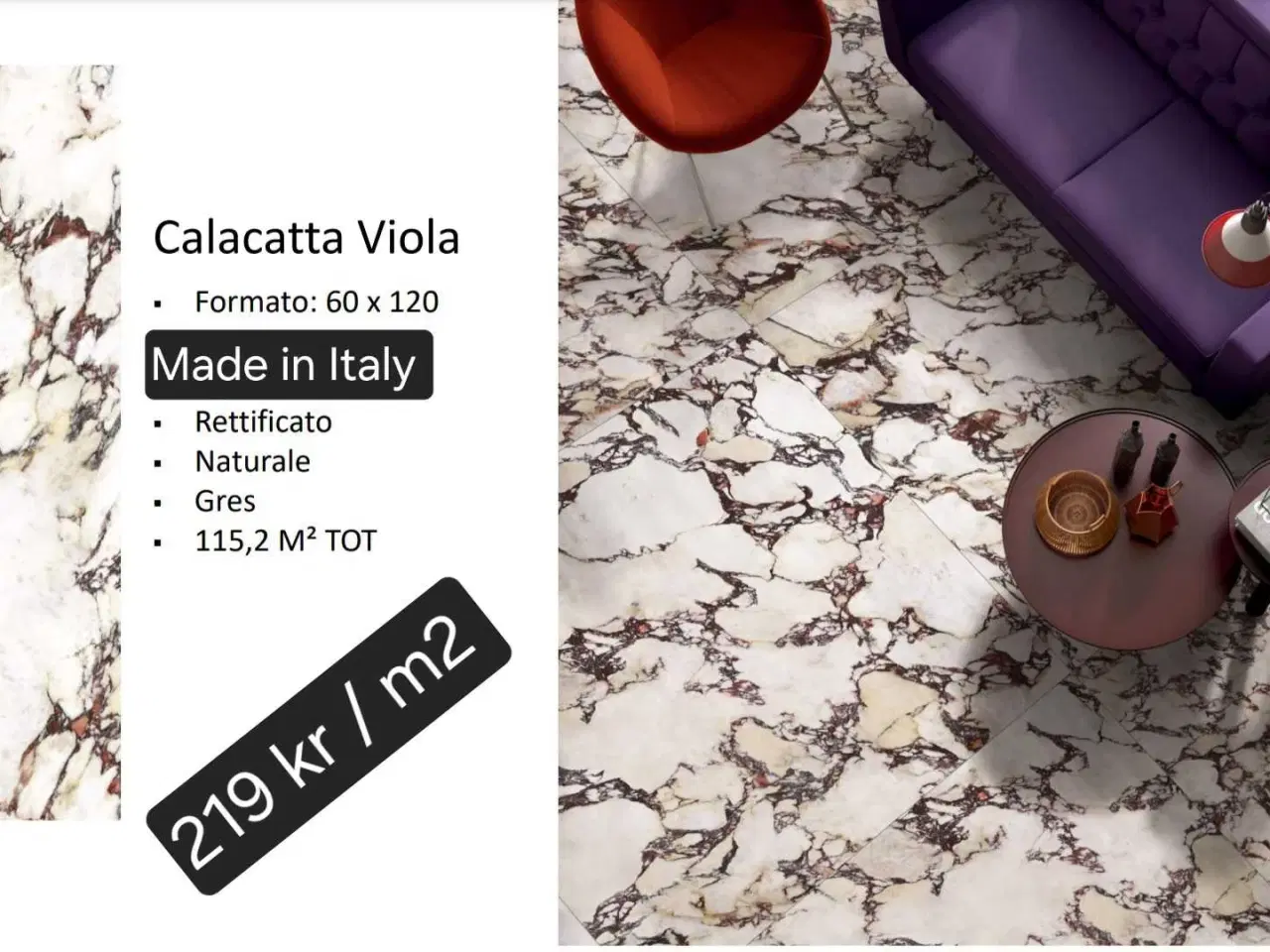 Billede 1 - Fliser / klinker  fra Italien 