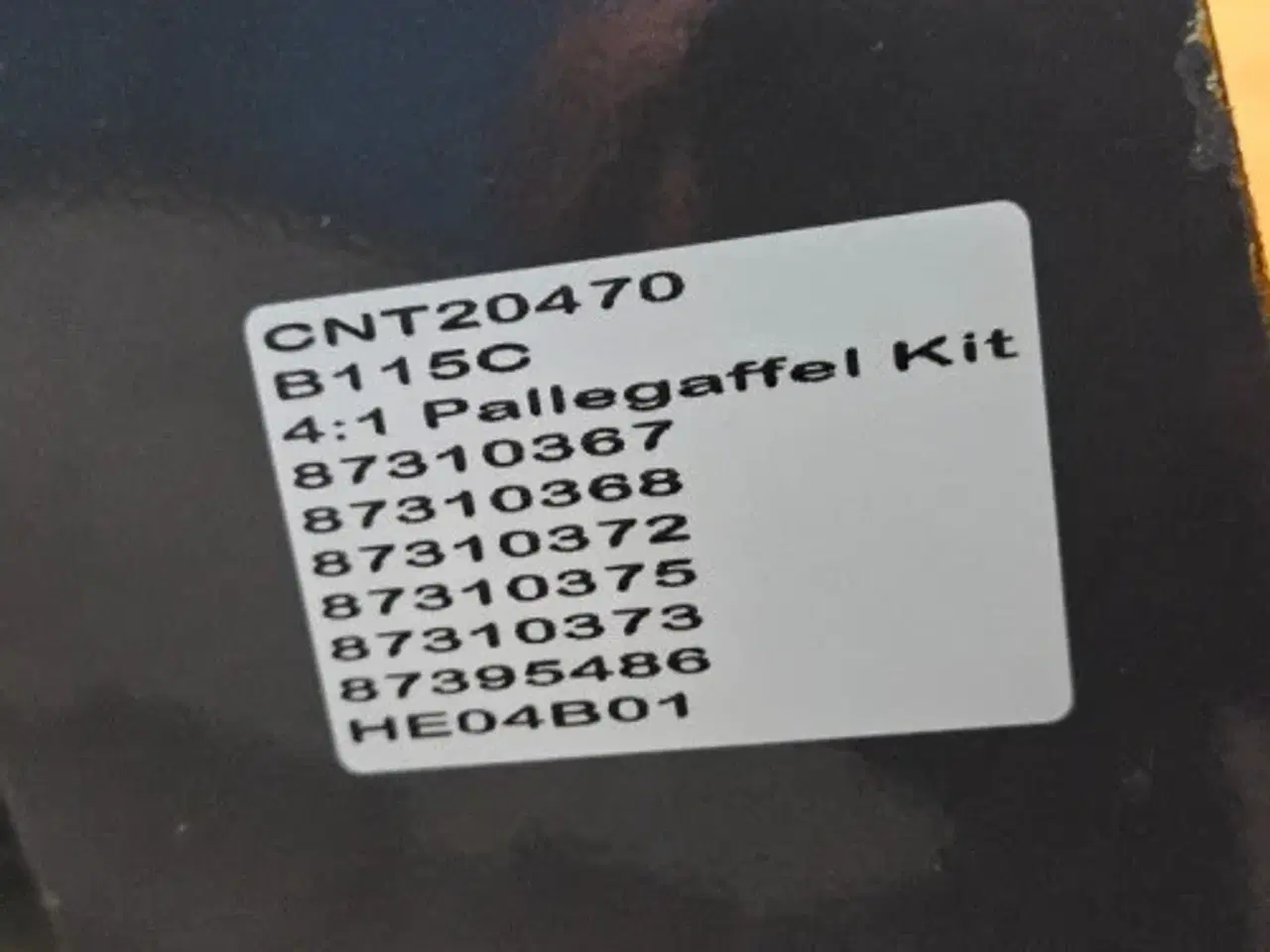 Billede 24 - New Holland B115C Pallegafler Kit 87310367