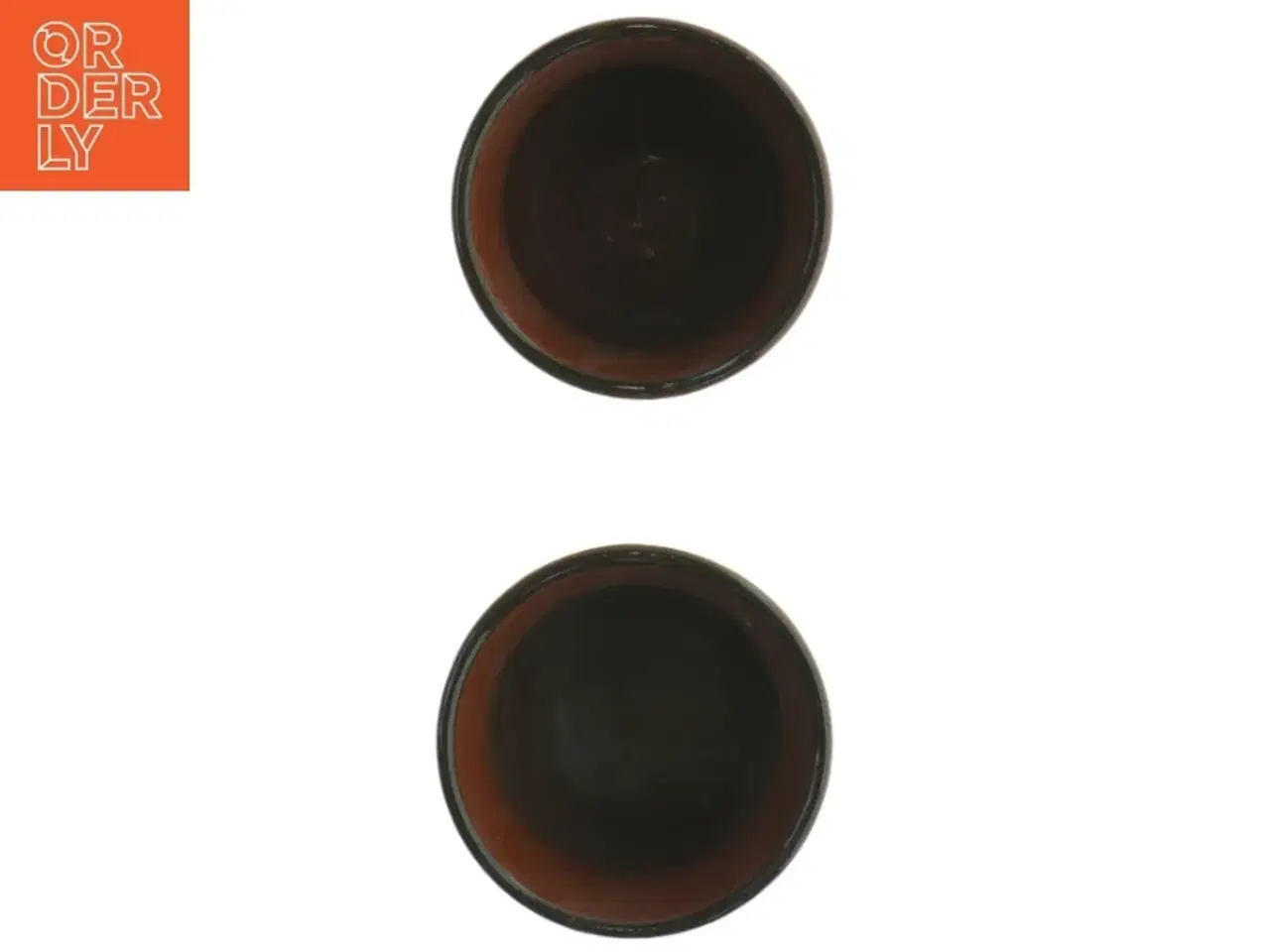 Billede 2 - Keramik vaser med striber (str. 9,5 x 8 cm)