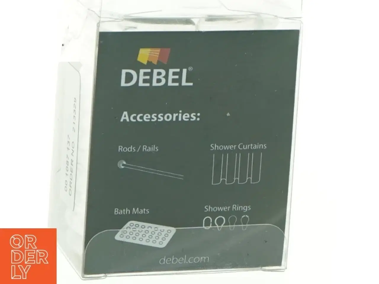 Billede 2 - DEBEL Transparent badeforhængsringe fra DEBEL (str. 6 x 4 cm)