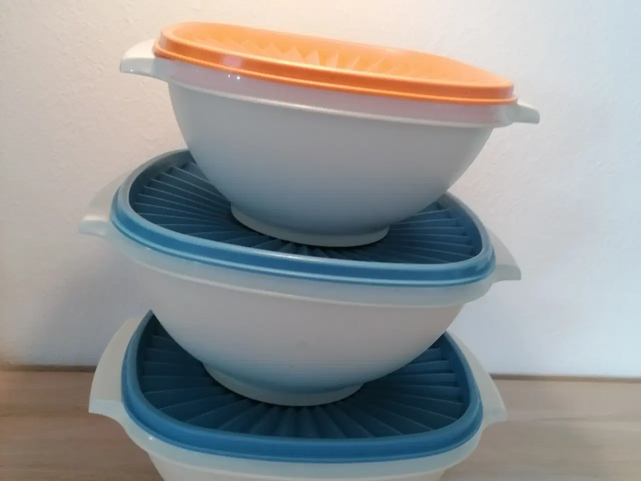 Billede 1 - Tupperware Florida skåle 3 stk.