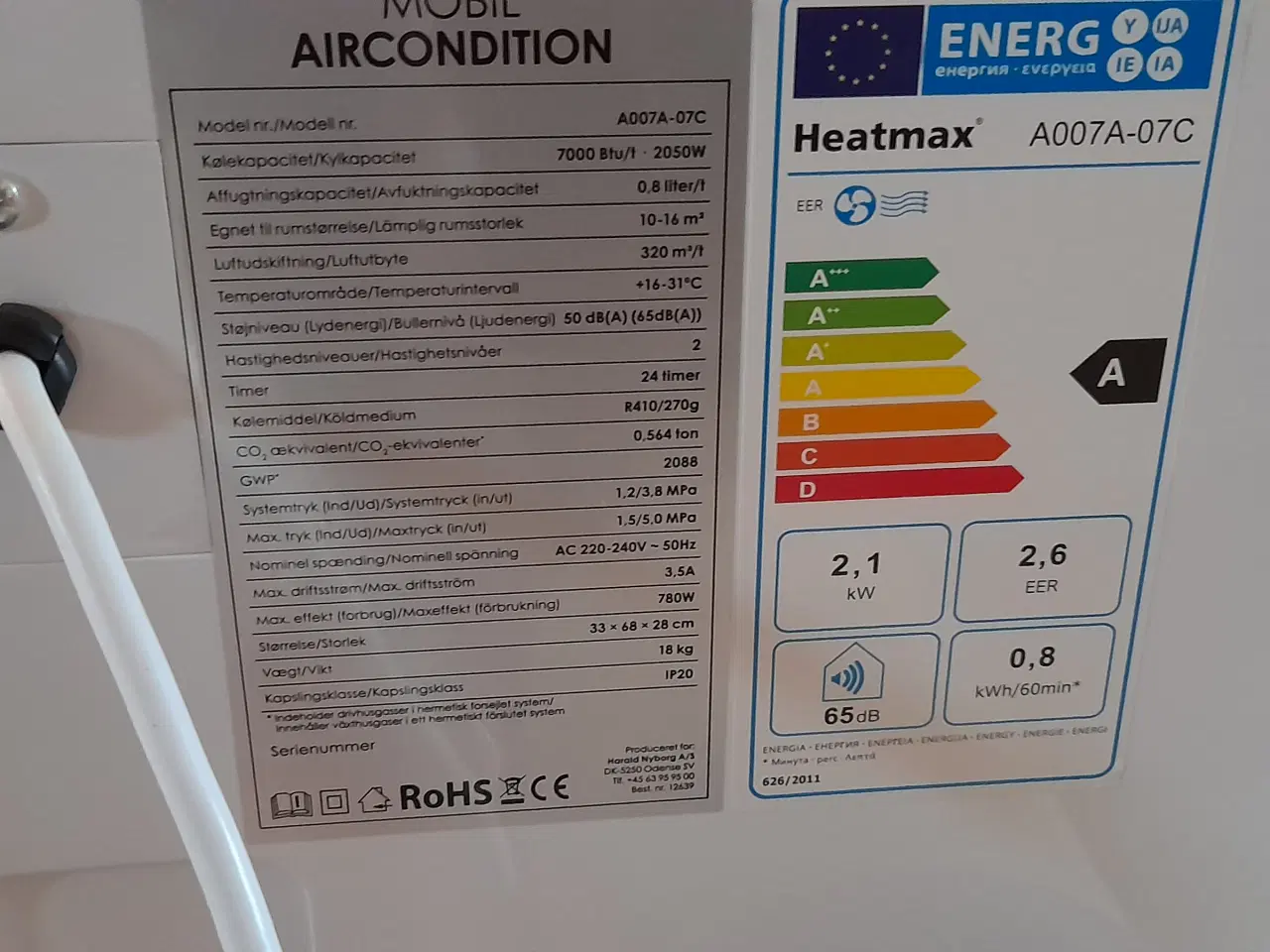 Billede 2 - Air kondition Heatmax