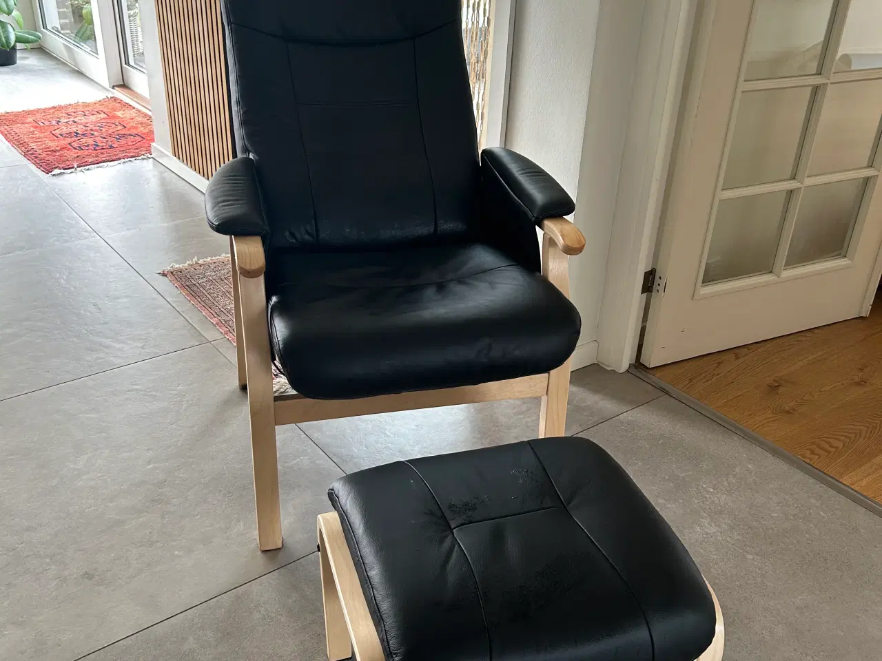 Billede 1 - Otium lænestol med fodskammel