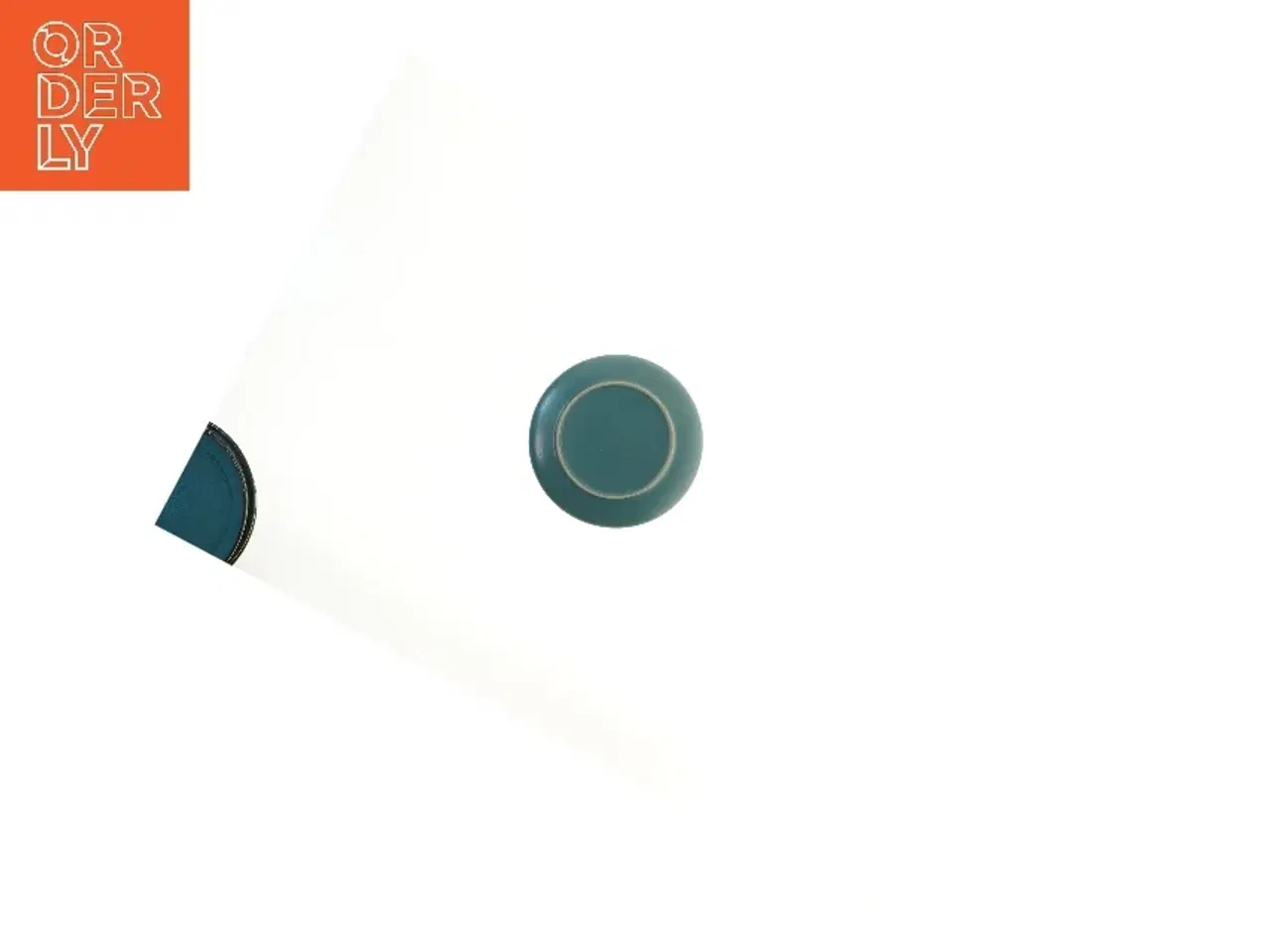 Billede 3 - Sæt af blå tallerkener (str. Ø 27,5 cm)