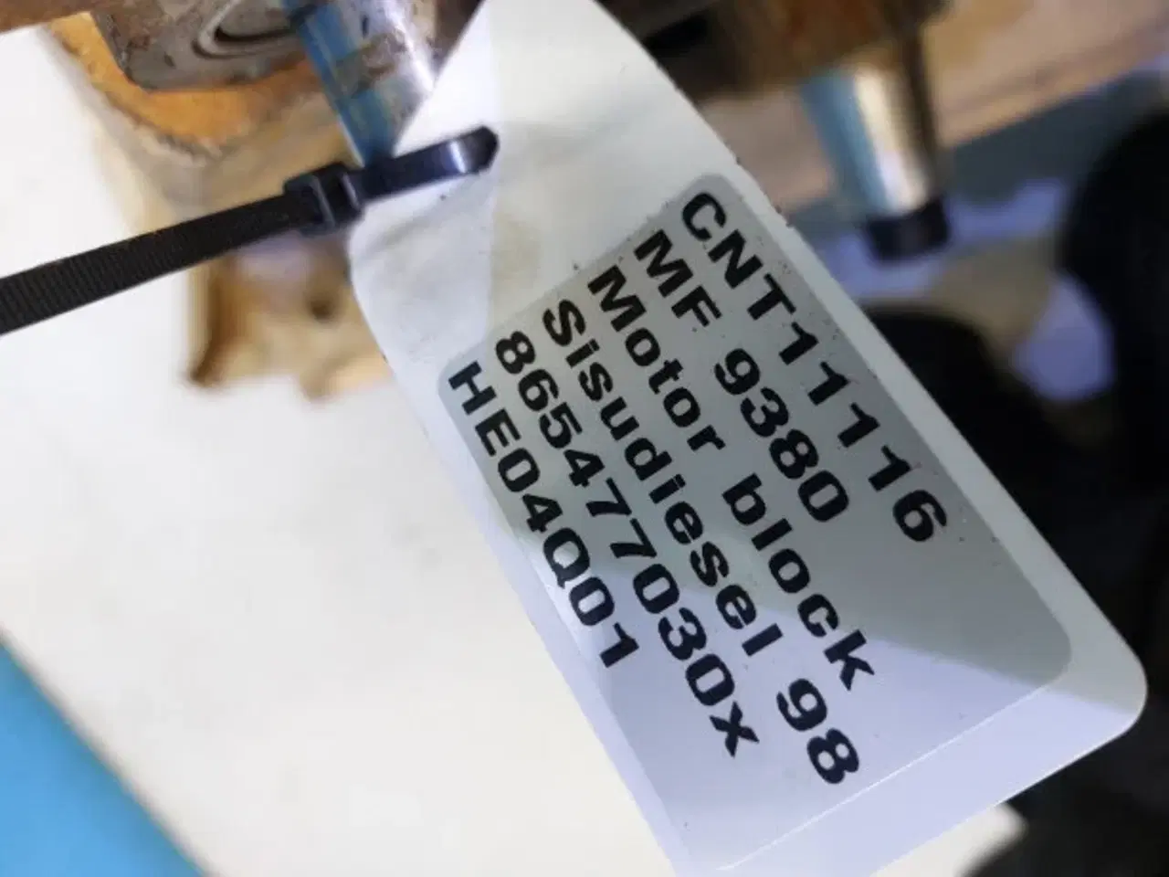 Billede 22 - Massey Ferguson 9380 Motorblok 865477030x