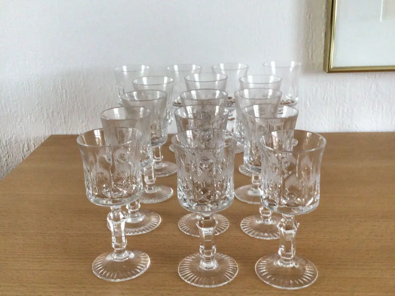 Billede 1 - Offenbach krystalglas, snapseglas fra lyngby