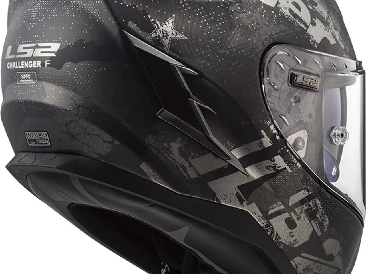 Billede 6 - LS2 Challenger Flex Matt Black - Før 2.799,-