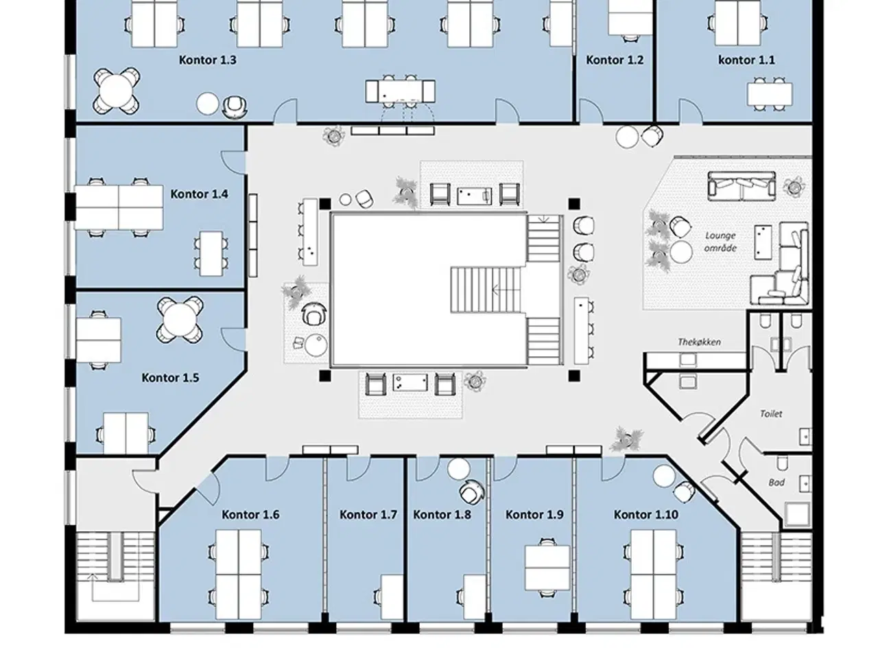 Billede 13 - EasyOffice Ballerup. Tempovej 39- lokale 1.04