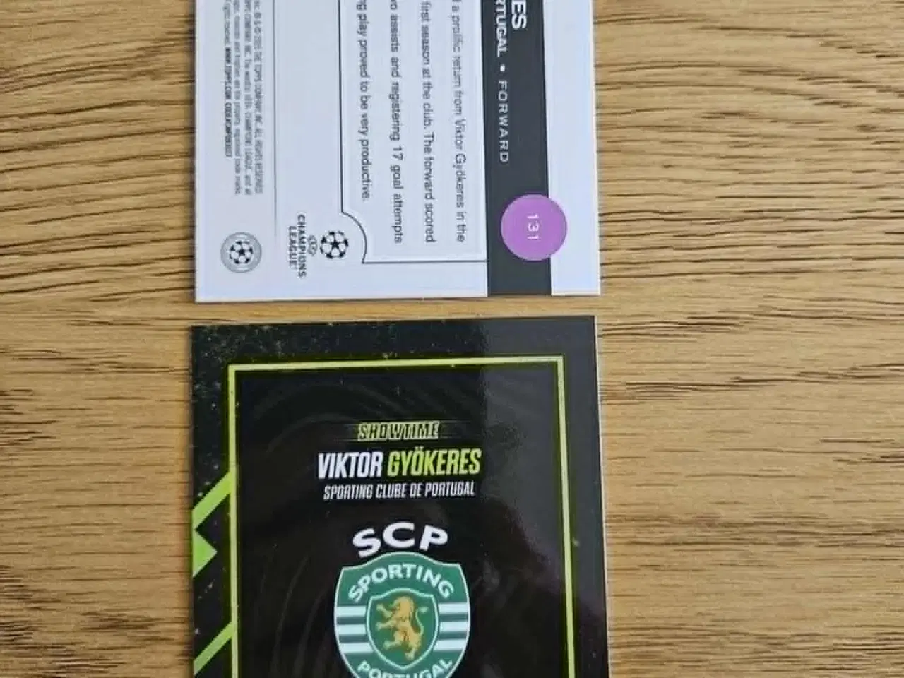 Billede 2 - Sporting CP Viktor Gyökeres Fodboldkort