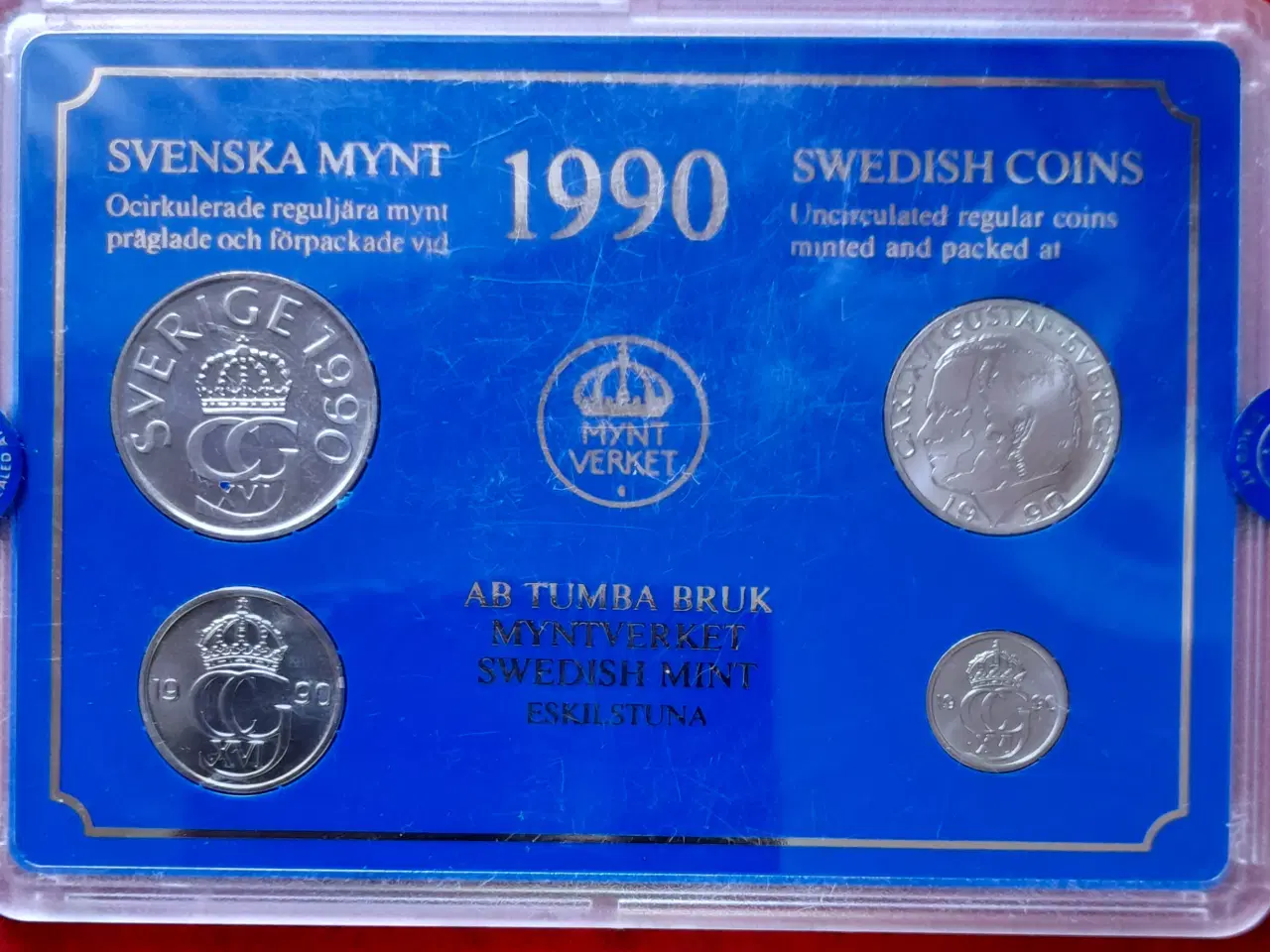 Billede 12 - SVERIGE SWEDEN 9 FORSKELLIGE MØNTSÆT 1980 - 1990