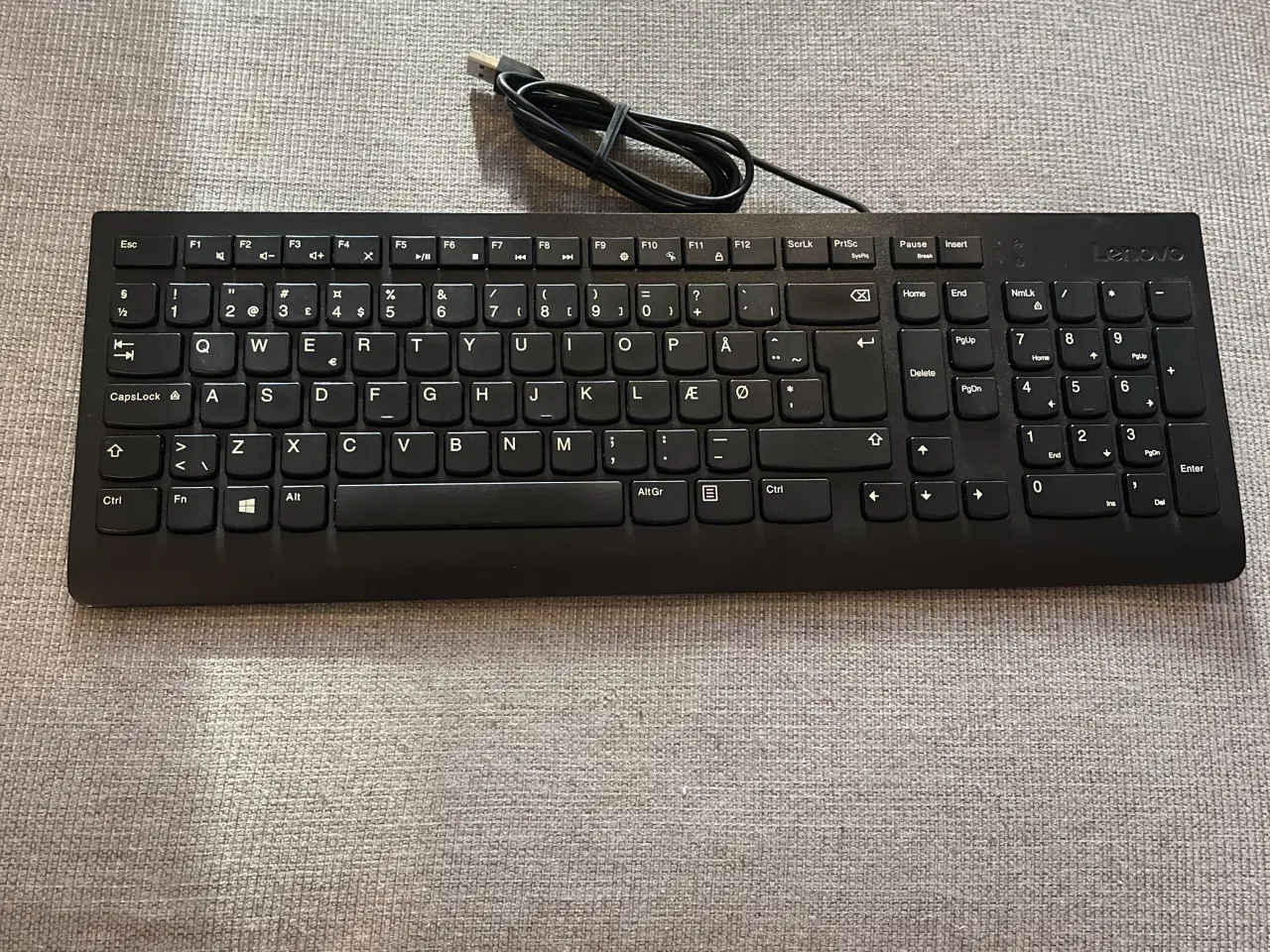 Billede 1 - Lenovo USB tastatur SK-8825 med numerisk tastatur 