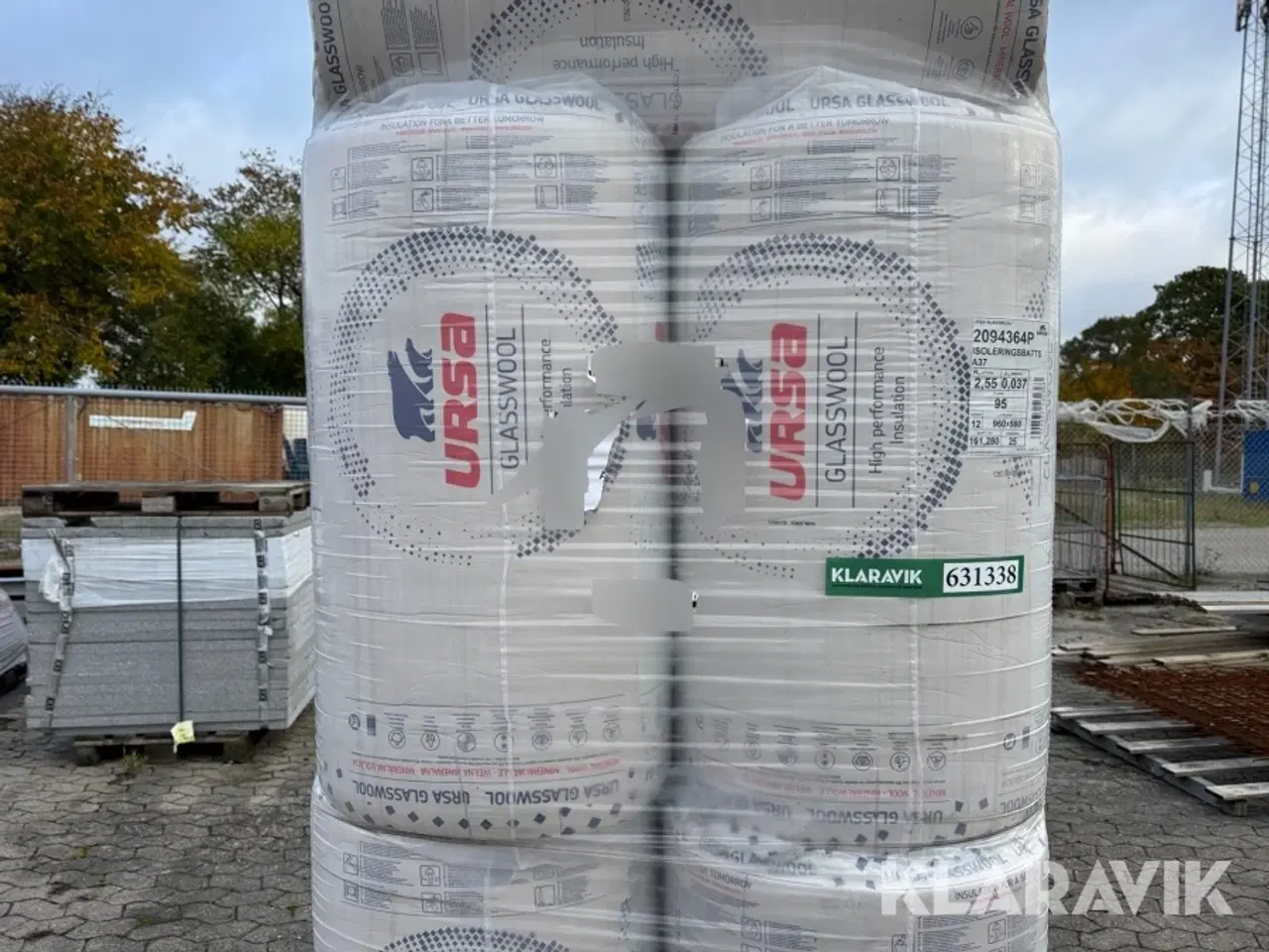 Billede 6 - Glas uld isoleringsbatts URSA A37 – 95 mm, 161 m²