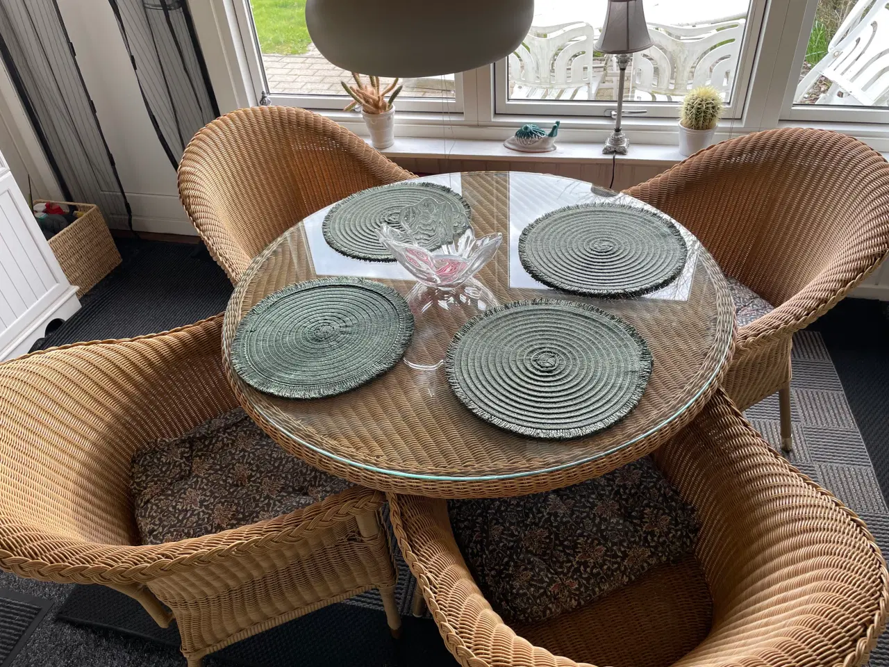 Billede 1 - Have/udestuesæt I polyrattan