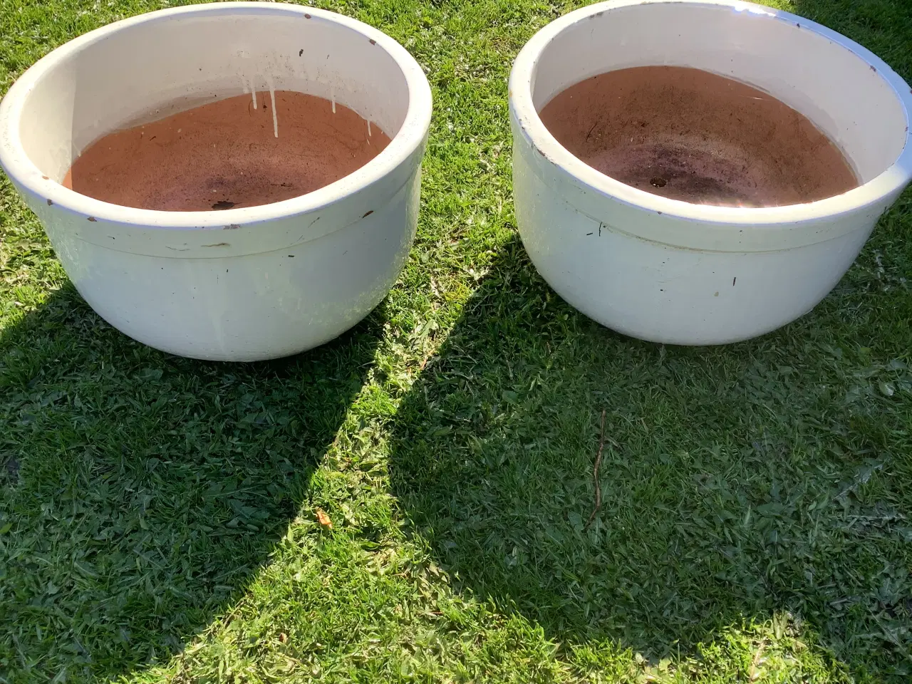 Billede 3 - Krukker glaseret råhvide