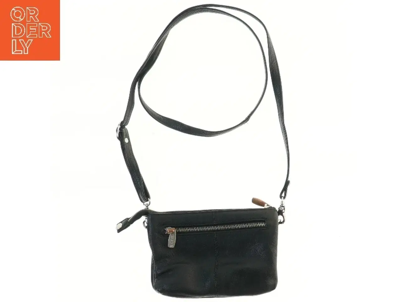 Billede 2 - Lille sort skuldertaske fra Depeche (str. 19x14 cm)