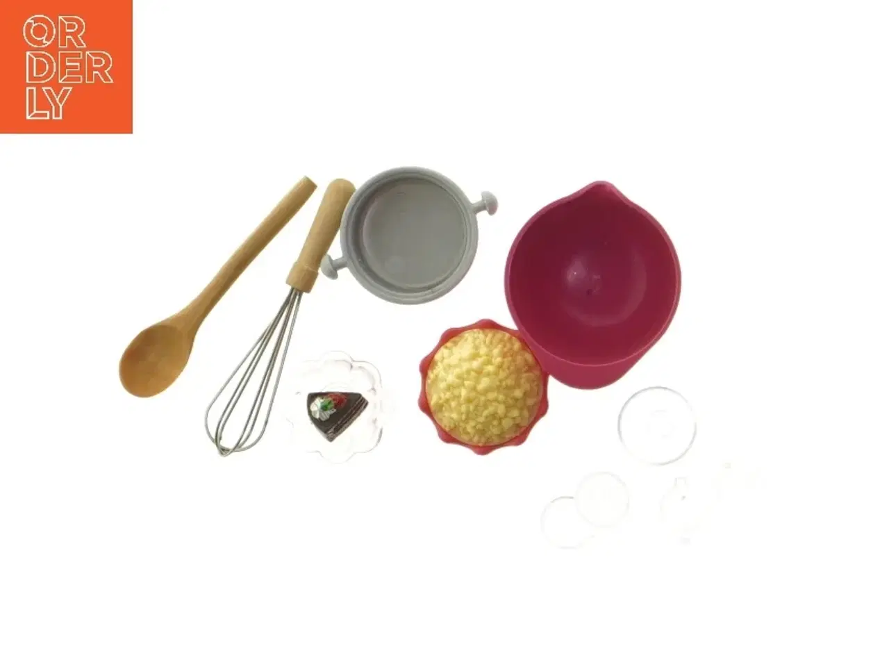 Billede 2 - Legetøjskøkkenudstyr og mad (str. 8 cm)