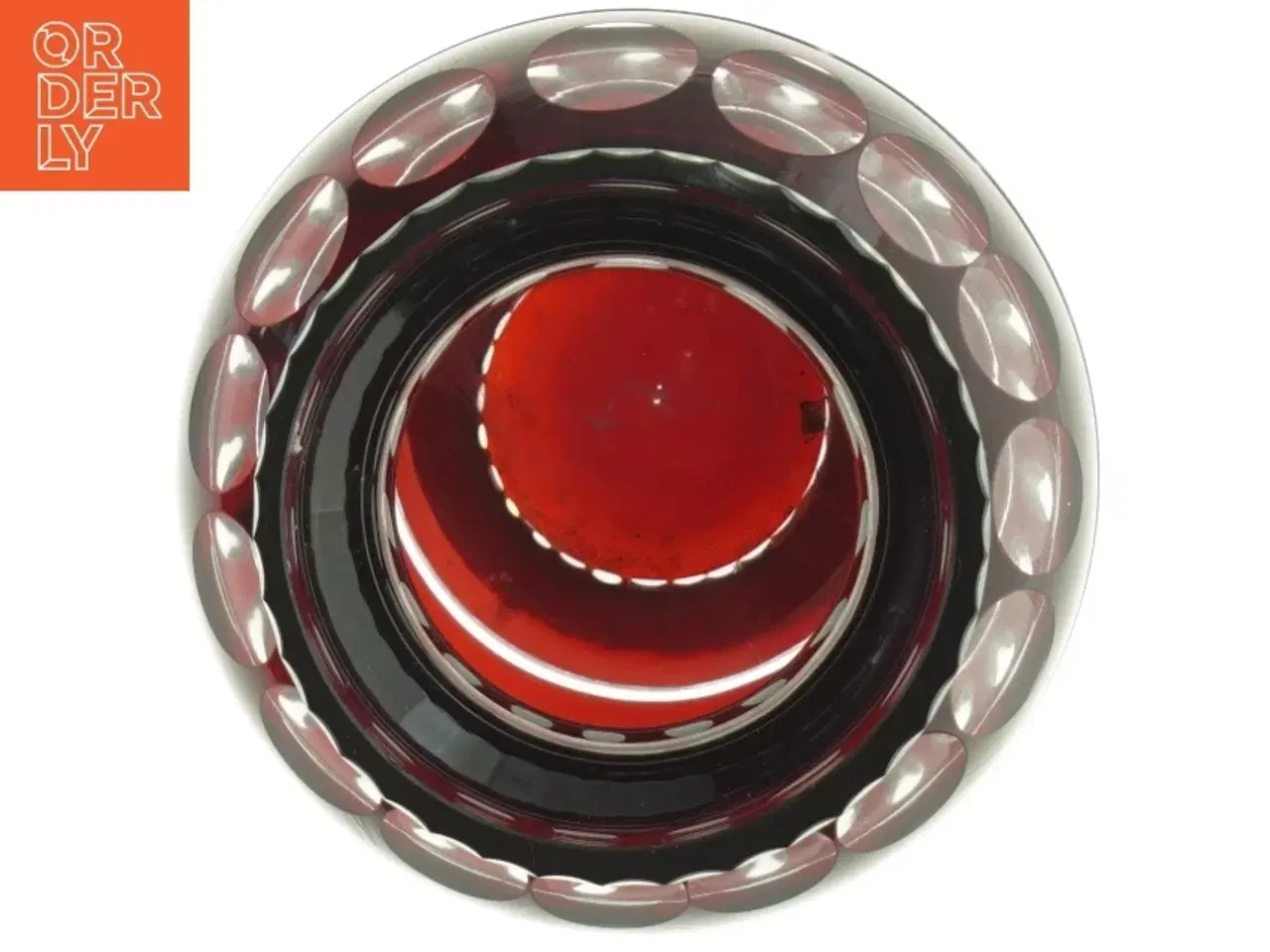 Billede 2 - Bøhmisk glasvase (str. H 23 cm)