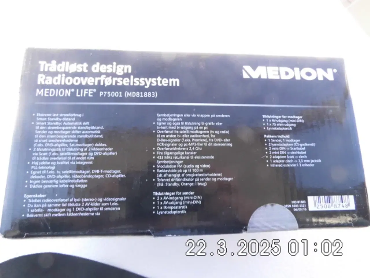 Billede 3 - Medion Life P75001  (MD81883) radiooverførselssyst