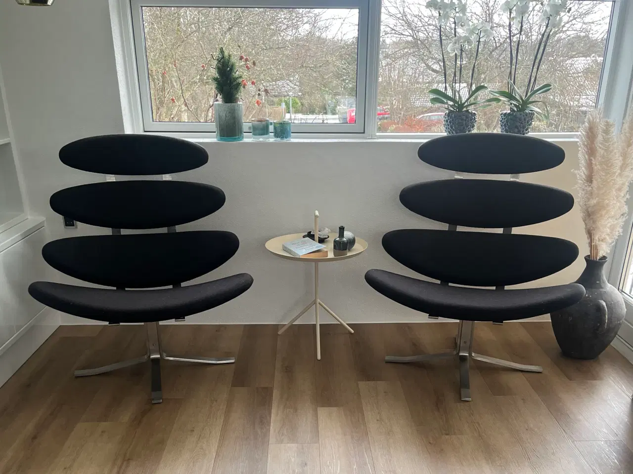 Billede 1 - Stole med sort betræk