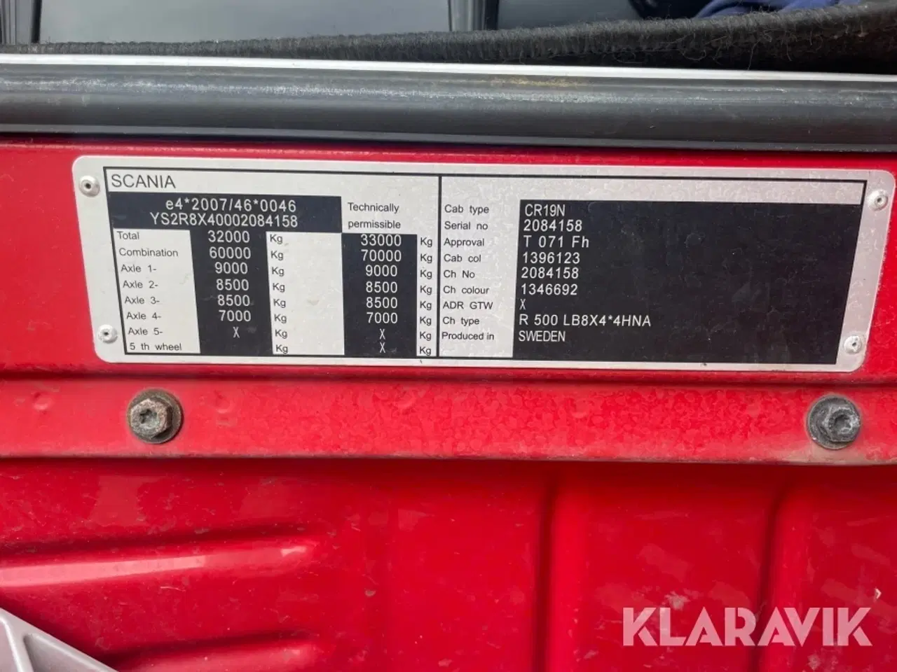 Billede 12 - Lastbil Scania G,R-serien, R500