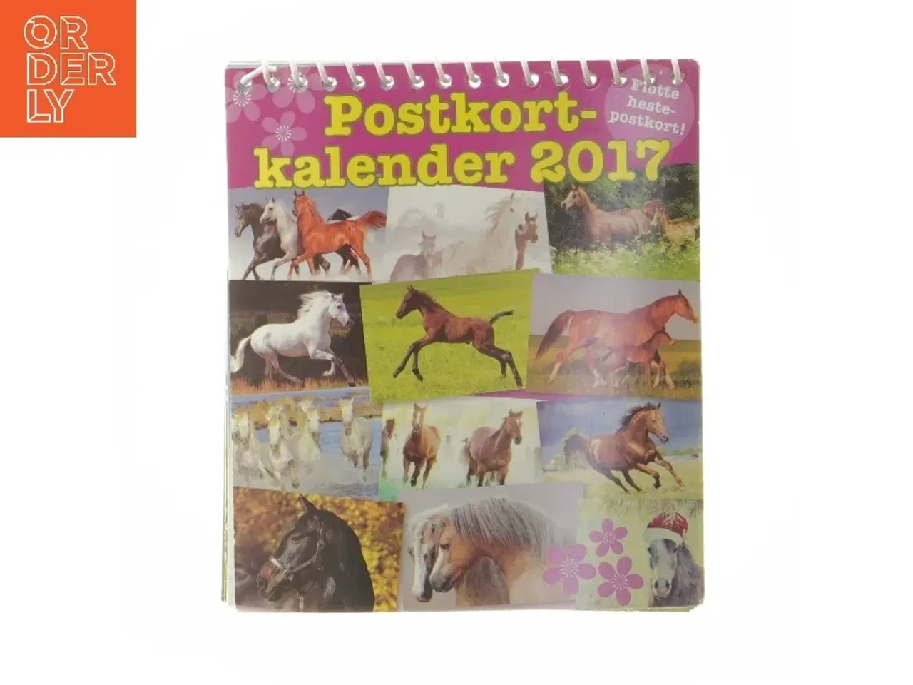 Billede 1 - Postkortkalender 2017 med heste (str. 16x14 cm)
