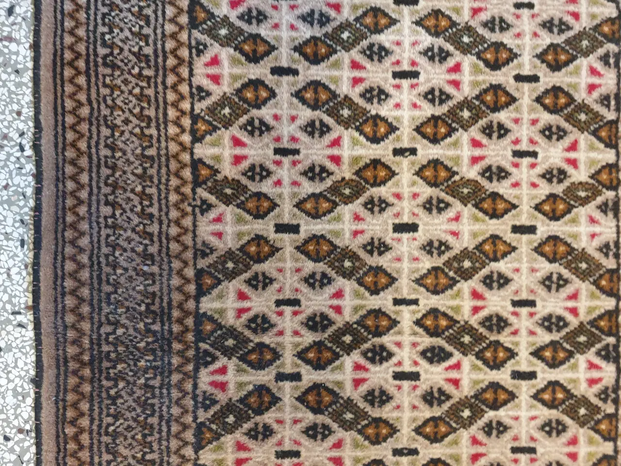 Billede 3 - Håndlavet Orientalsk Gultæppe