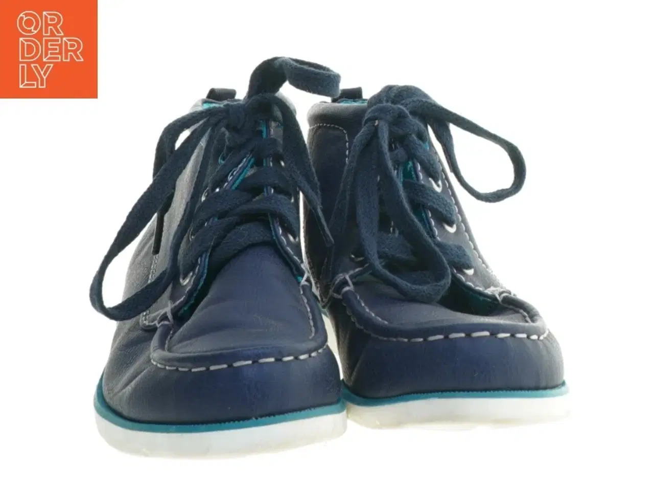 Billede 3 - Blå børnestøvler i størrelse 35 (str. 35 )