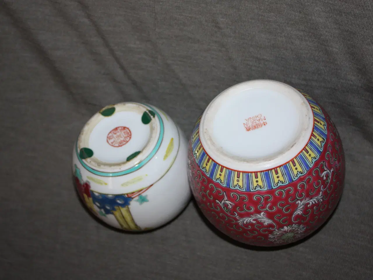 Billede 2 - Kinesisk vase højde højde 10 cm