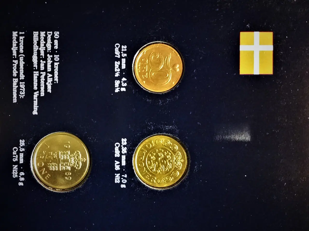 Billede 2 - DET KGL MØNTSÆT 1989 Margrethe II TOP Stand!