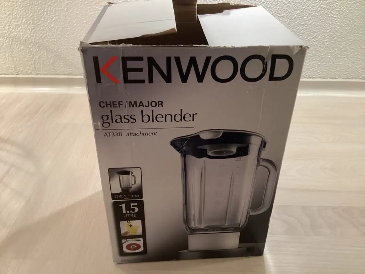 Billede 1 - Ny og ubrugt Kenwood glas blender til Chef/Major